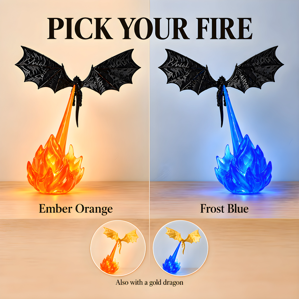 Dragon Flame Light: A Fire-Breathing Glow for Any Room