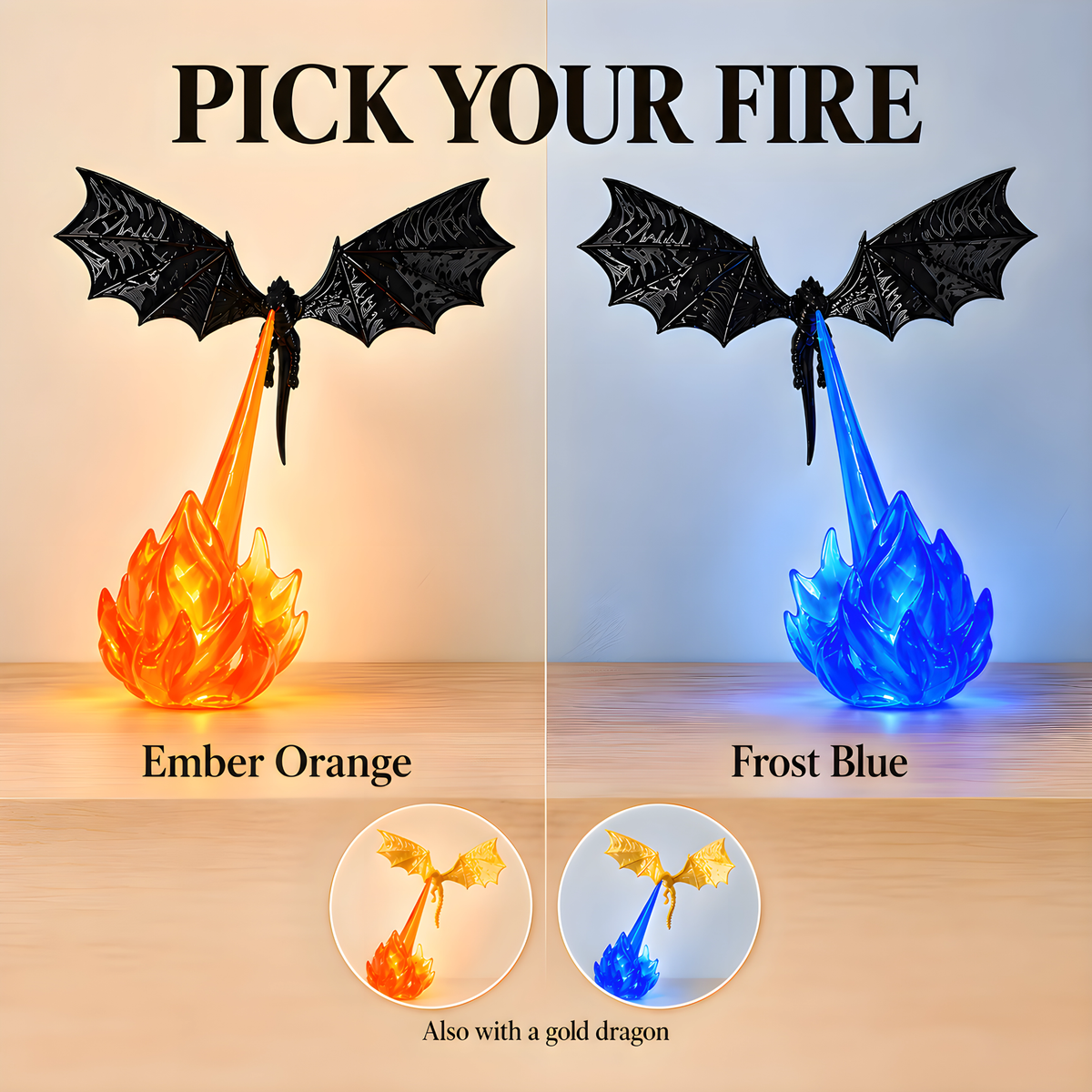 Dragon Flame Light: A Fire-Breathing Glow for Any Room