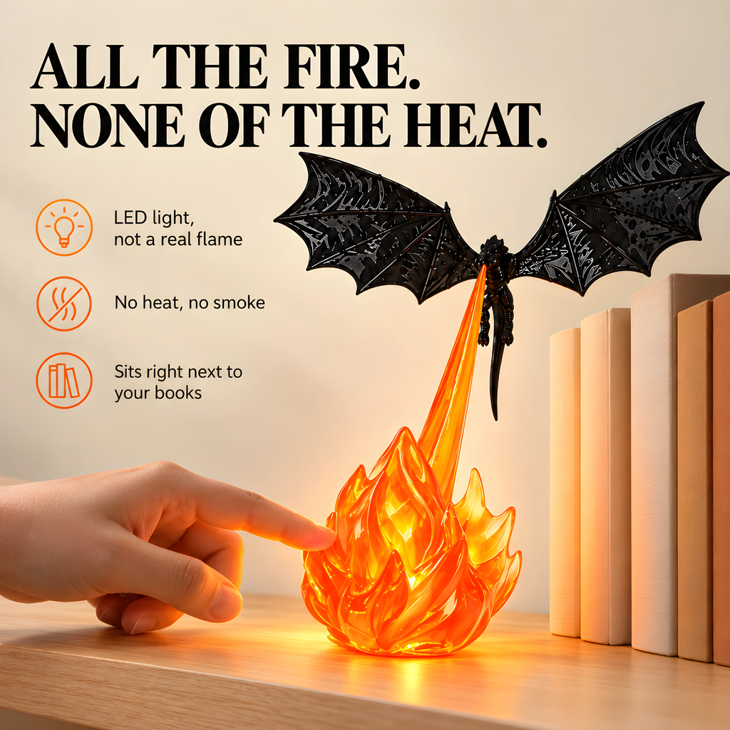 Dragon Flame Light: A Fire-Breathing Glow for Any Room