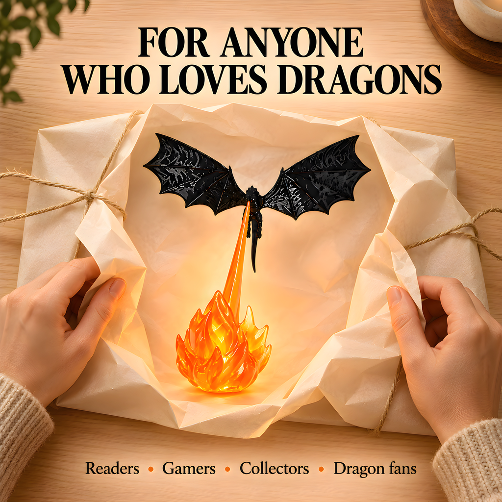 Dragon Flame Light: A Fire-Breathing Glow for Any Room